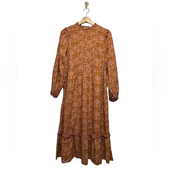 UNIVERSAL THREAD Floral Ruffle Dress Multi S - Picture 3 of 10